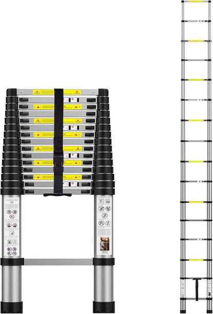 Aluminum Alloy Single-sided Telescopic Ladder Folding