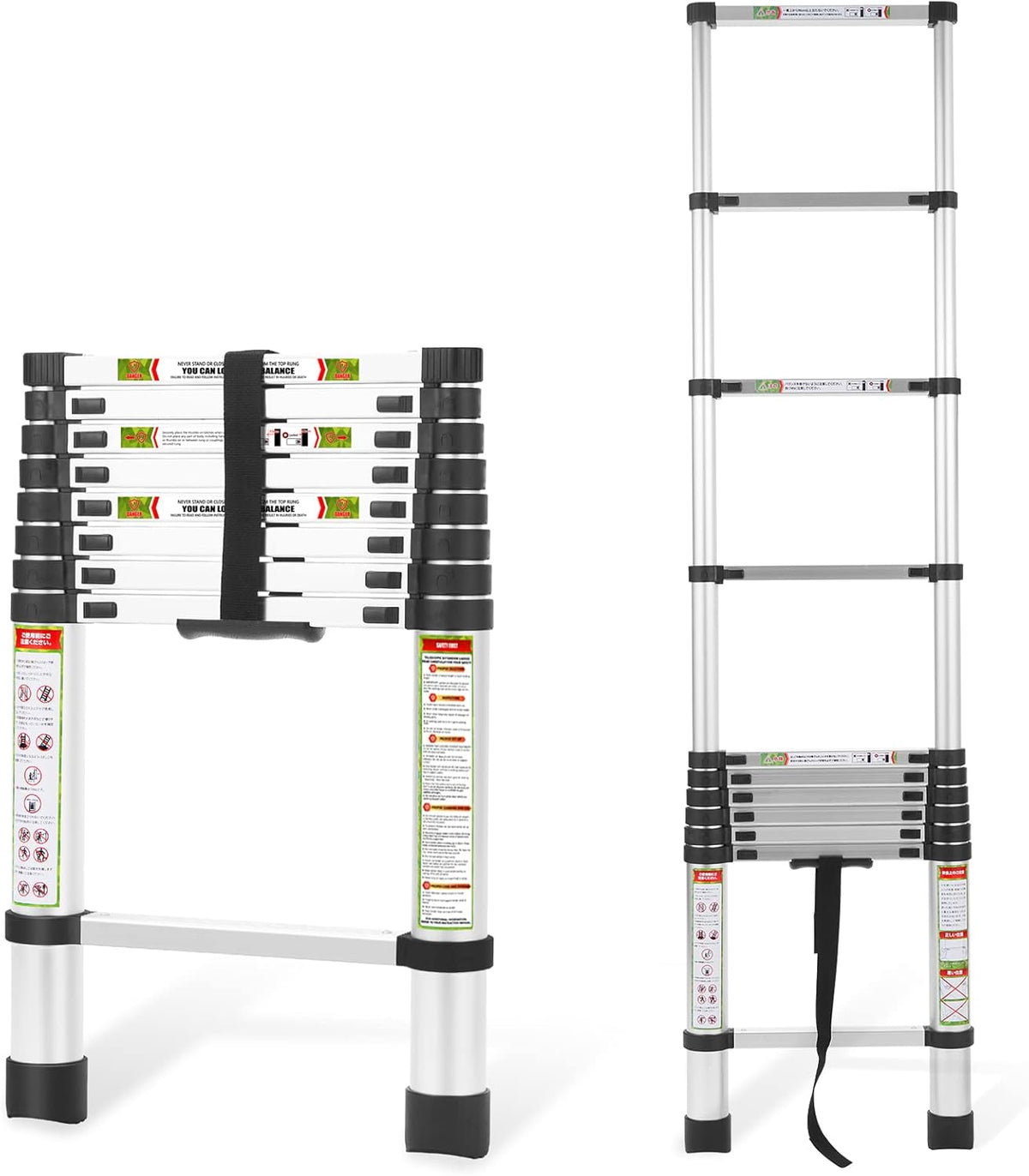 Aluminum Alloy Single-sided Telescopic Ladder Folding