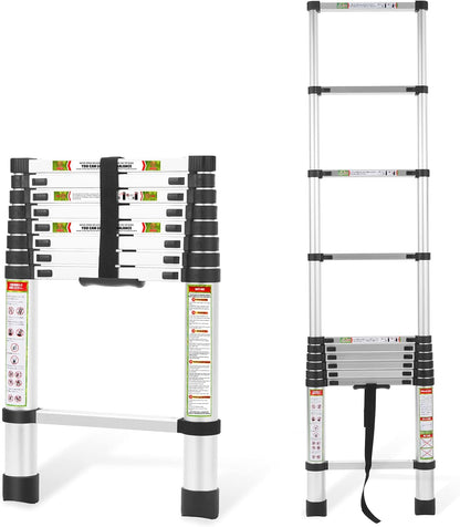 Aluminum Alloy Single-sided Telescopic Ladder Folding