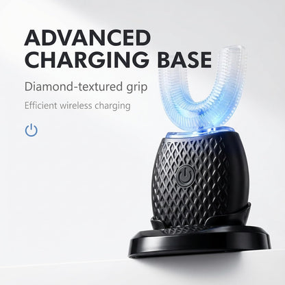 Professional 360° Ultrasonic Toothbrush & Blue Light Whitening Kit