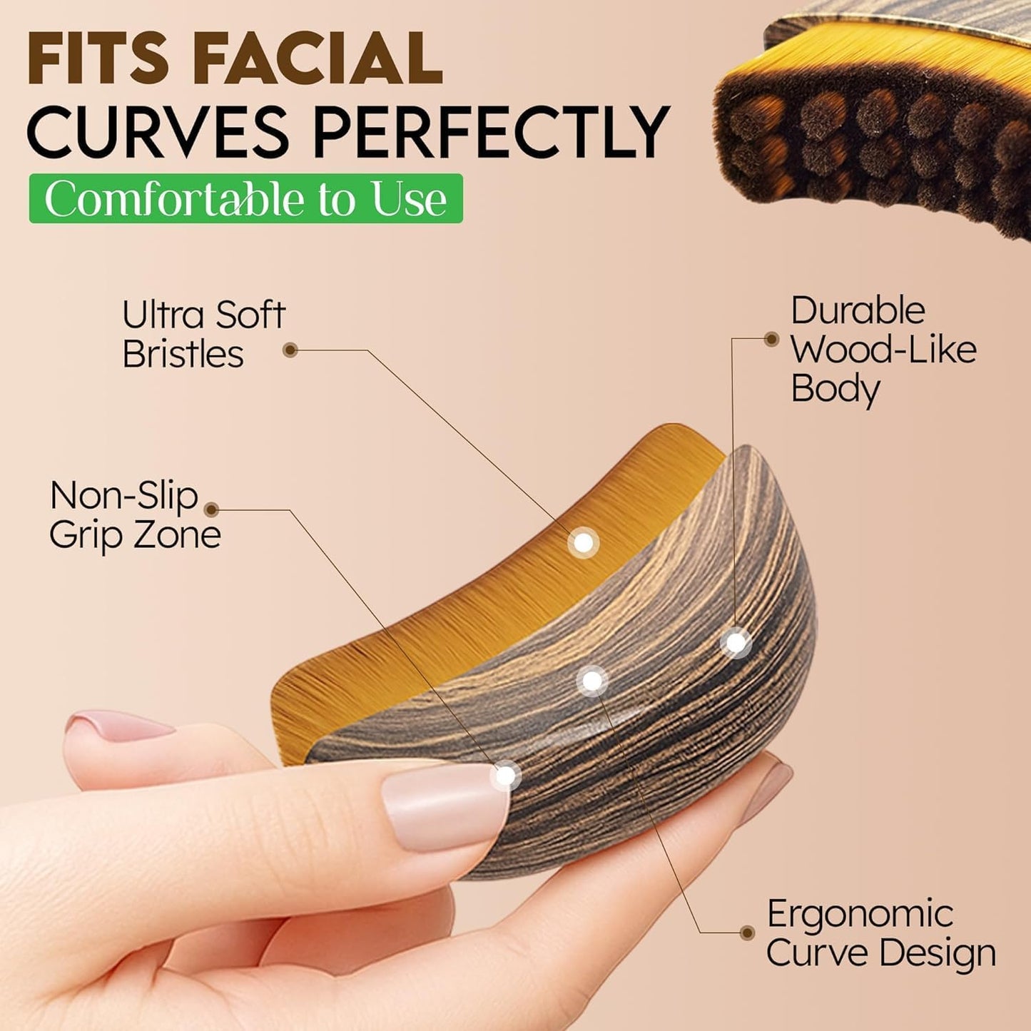 New Face Brush for Sculpting – Anti-Puffiness Detox & Lift Improves Skin Glow.