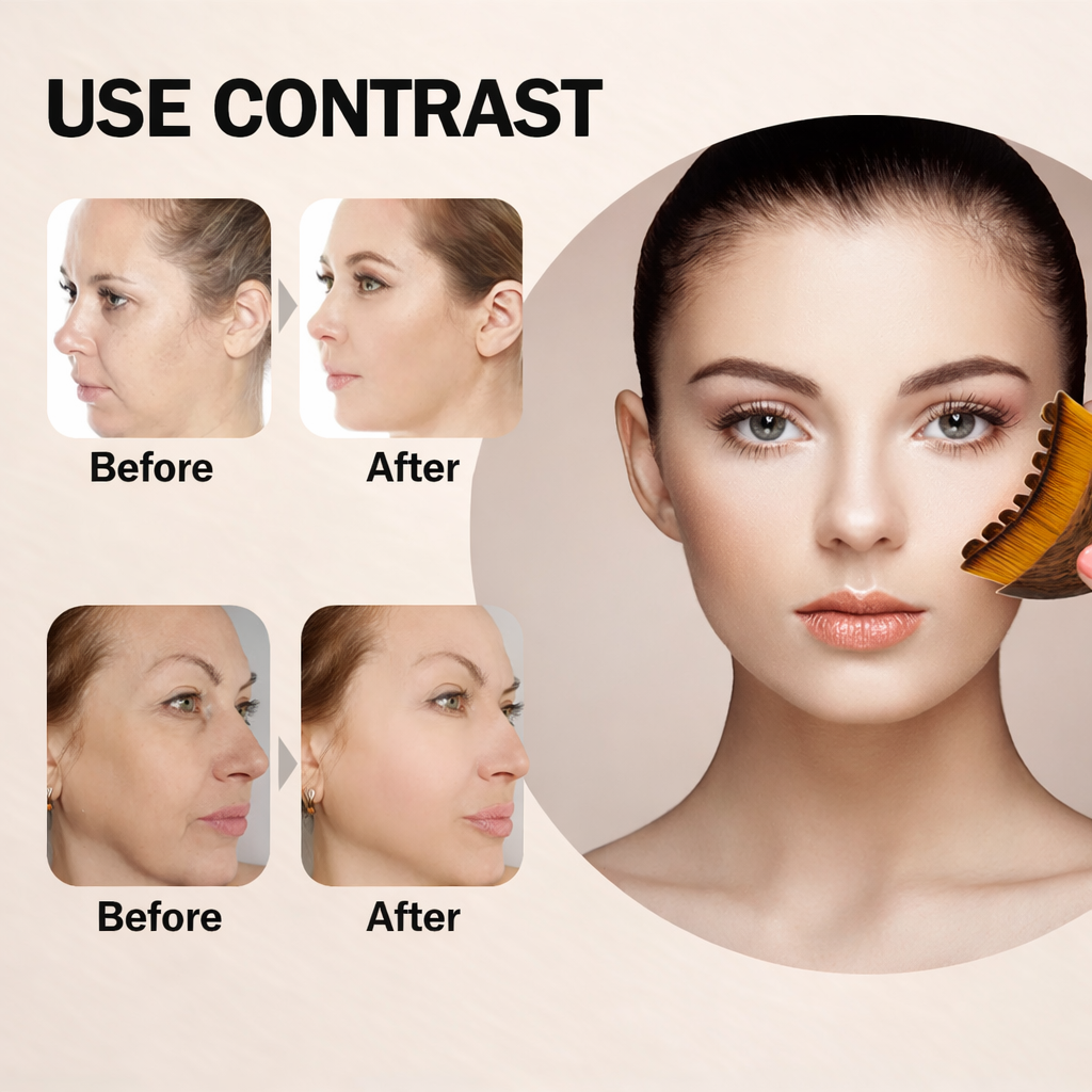New Face Brush for Sculpting – Anti-Puffiness Detox & Lift Improves Skin Glow.