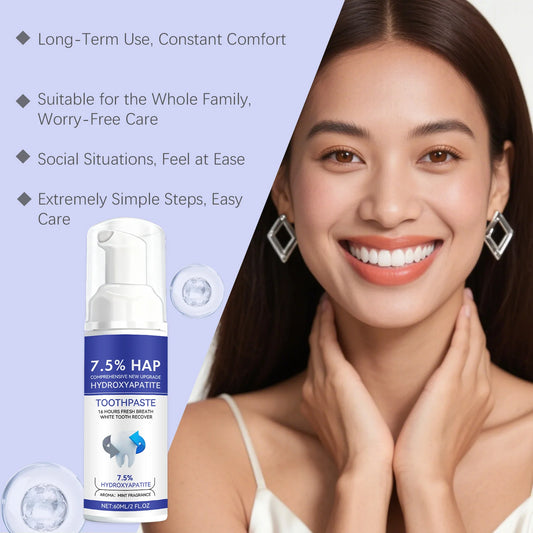 7.5% nHAp Restorative Whitening Mousse  2 pack