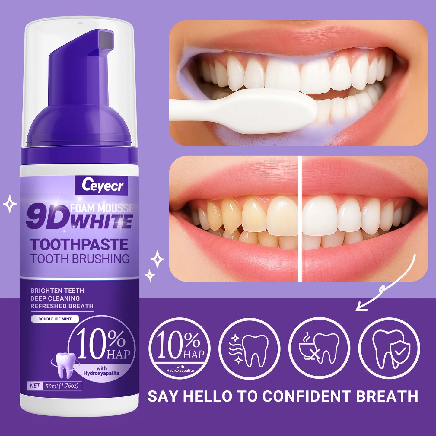Radiant Smile Mousse Whitening Solution