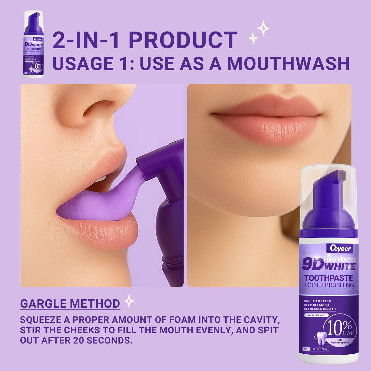 Radiant Smile Mousse Whitening Solution